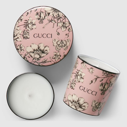 Gucci Flora Sketch print candle, Inventum scent