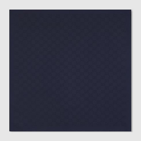 GG silk cotton pocket square