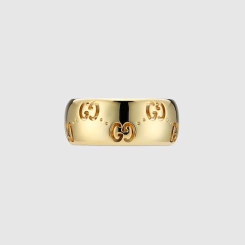 Icon 18k GG wide ring