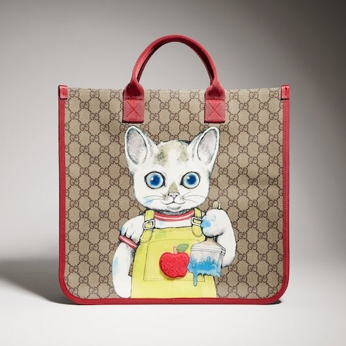 Children's GG tote bag with print