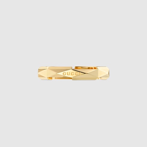 Gucci Link to Love 18k studded ring
