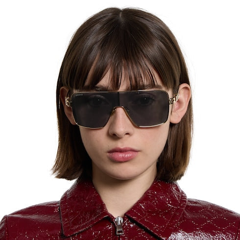 Rectangular frame sunglasses