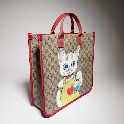 Children's GG tote bag with print