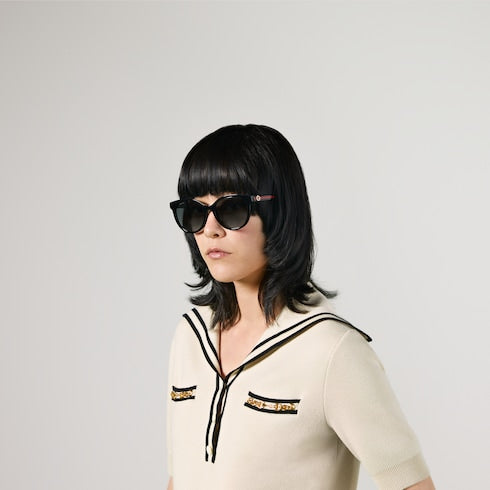 Round-frame sunglasses