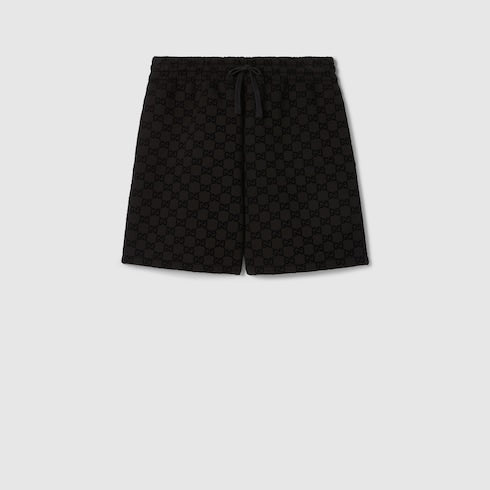 Printed jersey basketball shorts