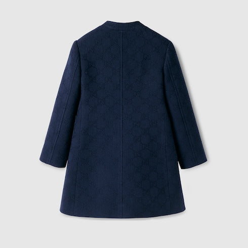 Children's GG wool coat