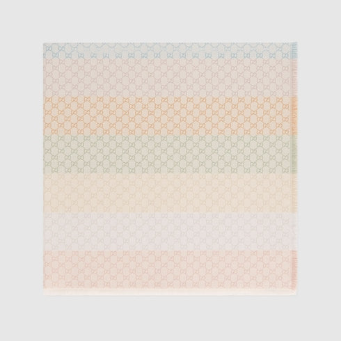 GG jacquard shawl
