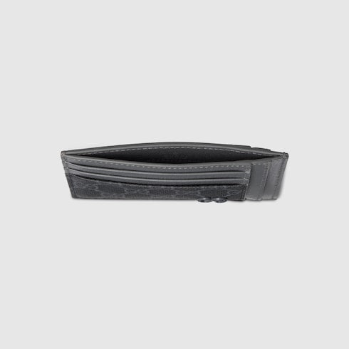 Grey trim GG card case