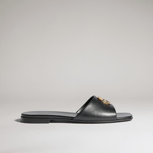 Women's slide sandal with Double G