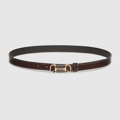 Thin belt with Horsebit buckle