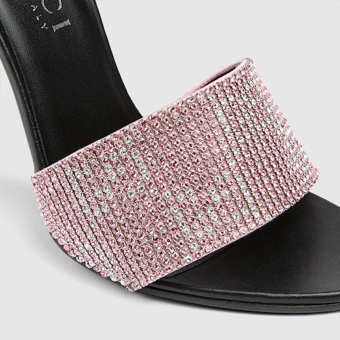 Women's crystal Bombshell slide sandal