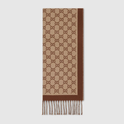 GG wool scarf