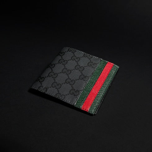 Bi-fold wallet with Web card slots