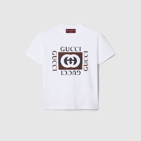 Printed cotton jersey T-shirt