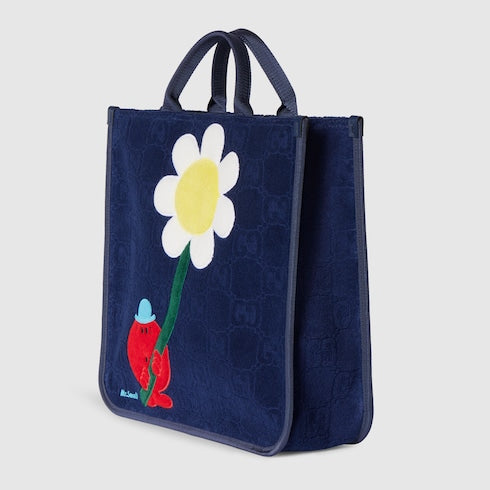 Children's GG tote bag with embroidery