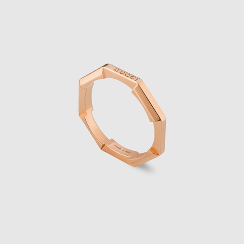 Gucci Link to Love 18k mirrored ring