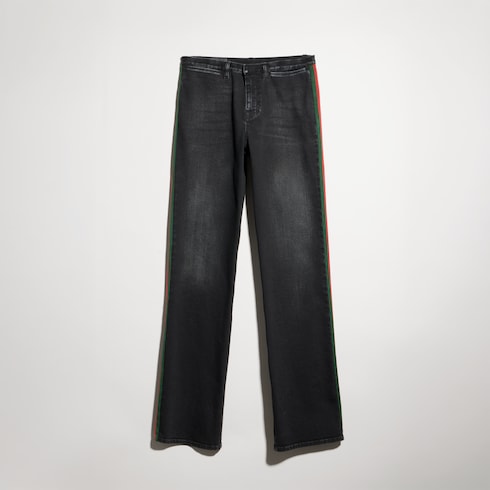 Stretch cotton denim with Web
