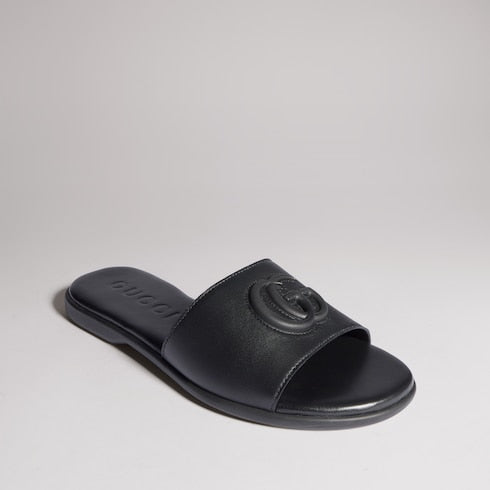 Women's slide sandal with Double G