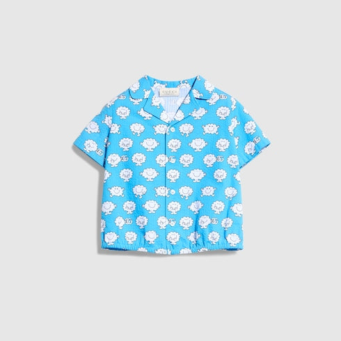 Baby crinkle cotton shirt