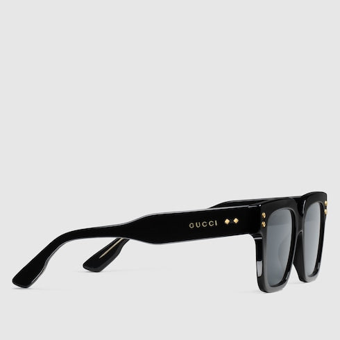 Rectangular frame sunglasses