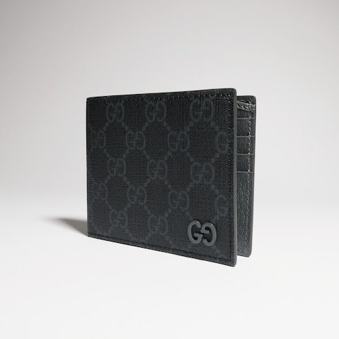 Grey interior GG bi-fold wallet