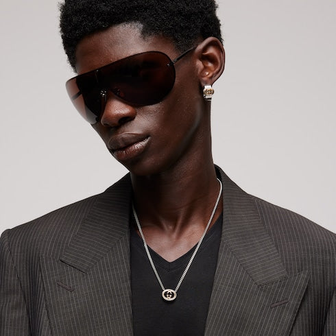 Gucci Interlocking pendant chain necklace
