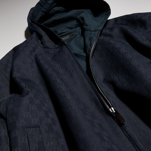 GG cotton canvas zip jacket