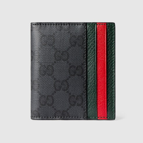 Bi-fold wallet with Web card slots