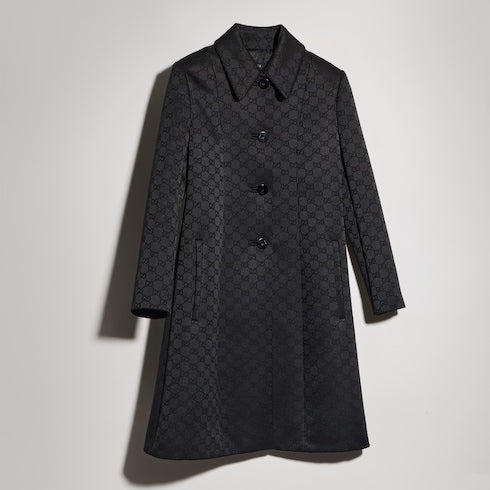 GG viscose jacquard coat