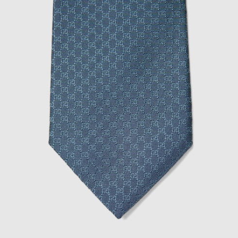 GG silk jacquard tie