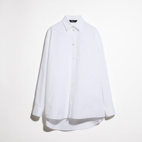 GG cotton poplin damier shirt
