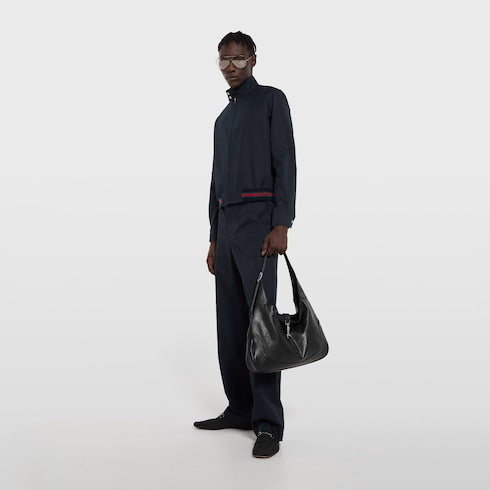Cotton twill zip jacket with Web