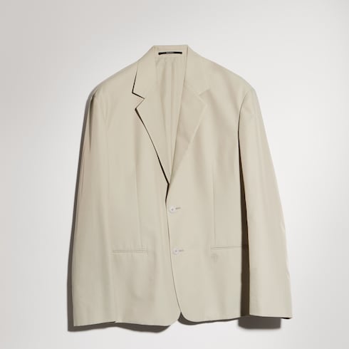 Lightweight cotton nylon twill jacket