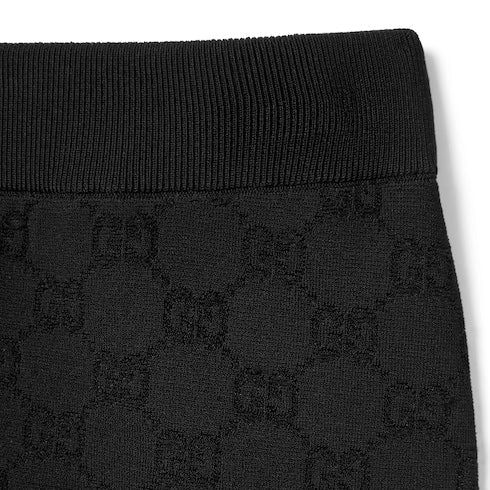 Elastic GG jacquard leggings