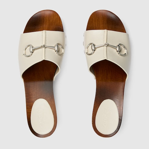 Women's platform clog with Horsebit