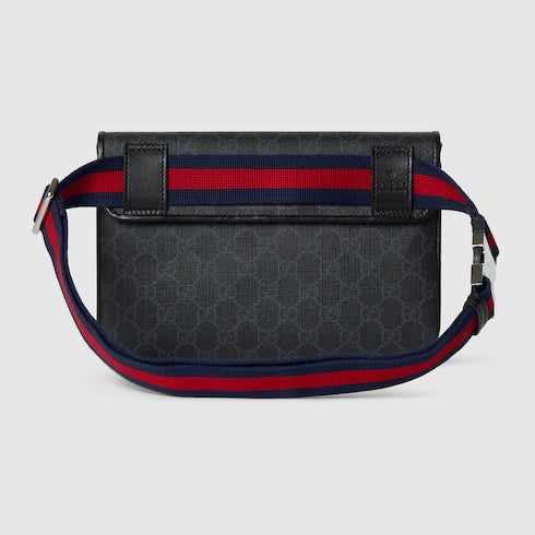 GG Black small belt bag