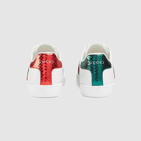 White Women's Ace Embroidered Trainers