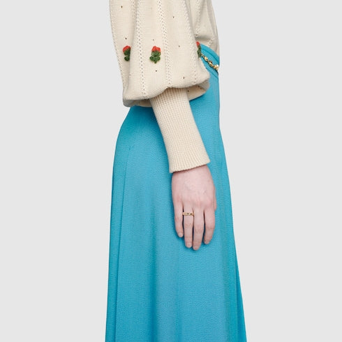 Gucci Link to Love 18k studded ring