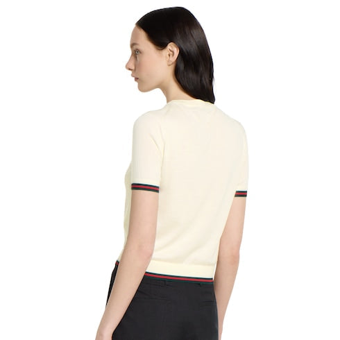 Extra fine cashmere silk top