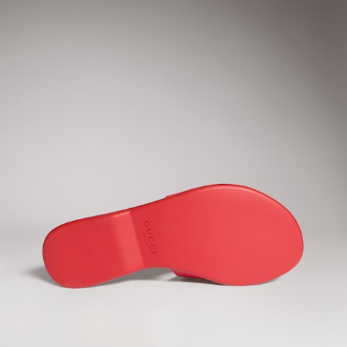 Women's slide sandal with Double G