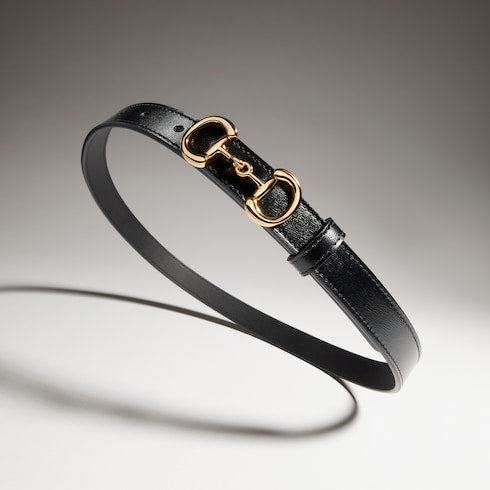 Thin belt with Horsebit buckle