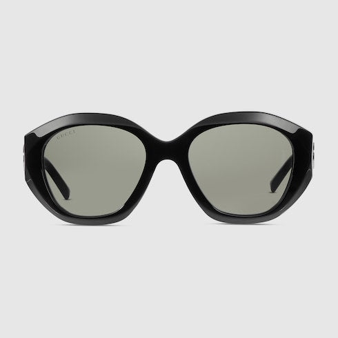 Geometric-frame sunglasses