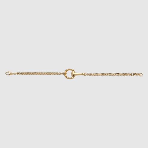 Gucci Horsebit 18k chain bracelet