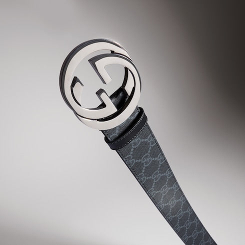 Belt with Interlocking G buckle