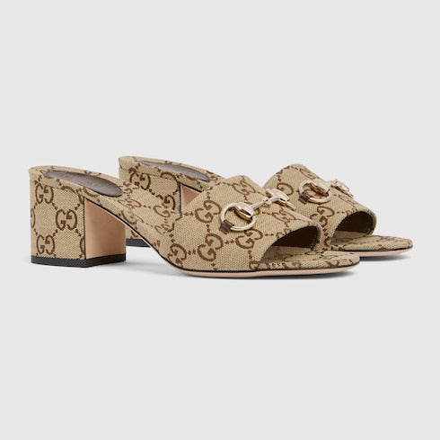 Women's slide sandal with Horsebit
