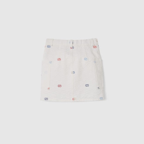 Children's GG cotton skirt