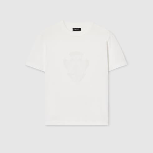 Cotton jersey T-shirt with Gucci crest