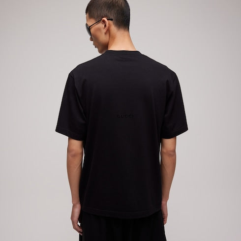 Cotton jersey T-shirt with print