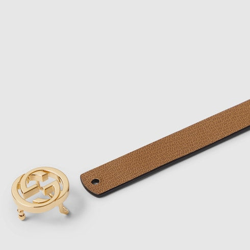 Reversible thin belt