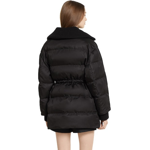 Gabardine fine nylon jacket with logo